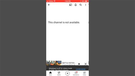 cartoon network youtube chanel not available|why is my YouTube channel disabled.